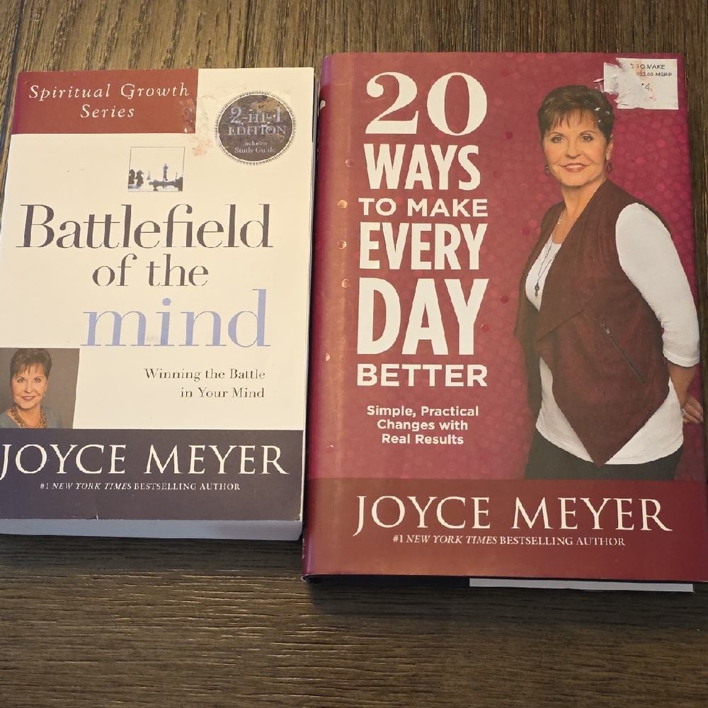 Joyce Meyer Book Set - Spiritual Growth and Self-Improvement